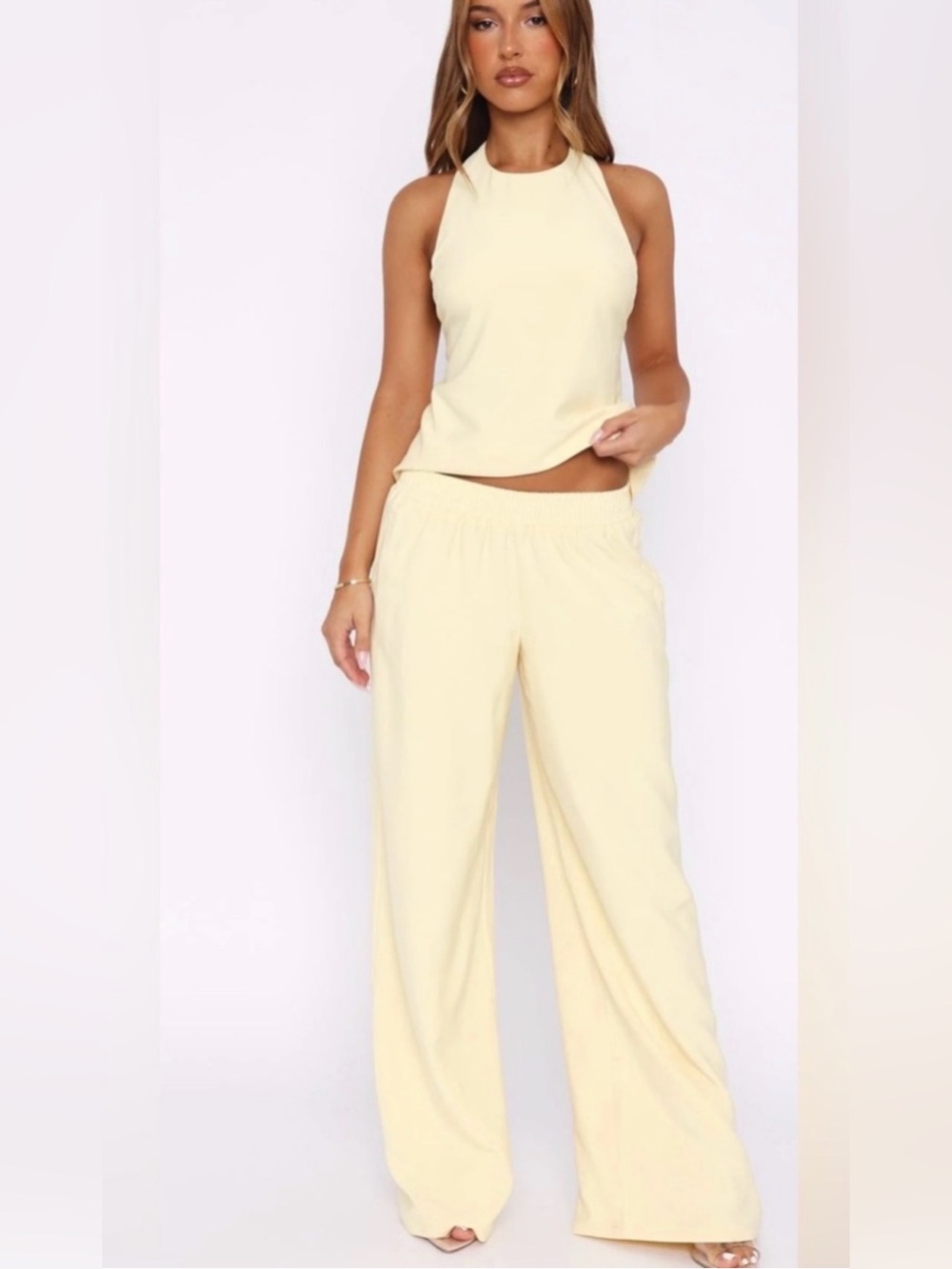 NWT White Fox set